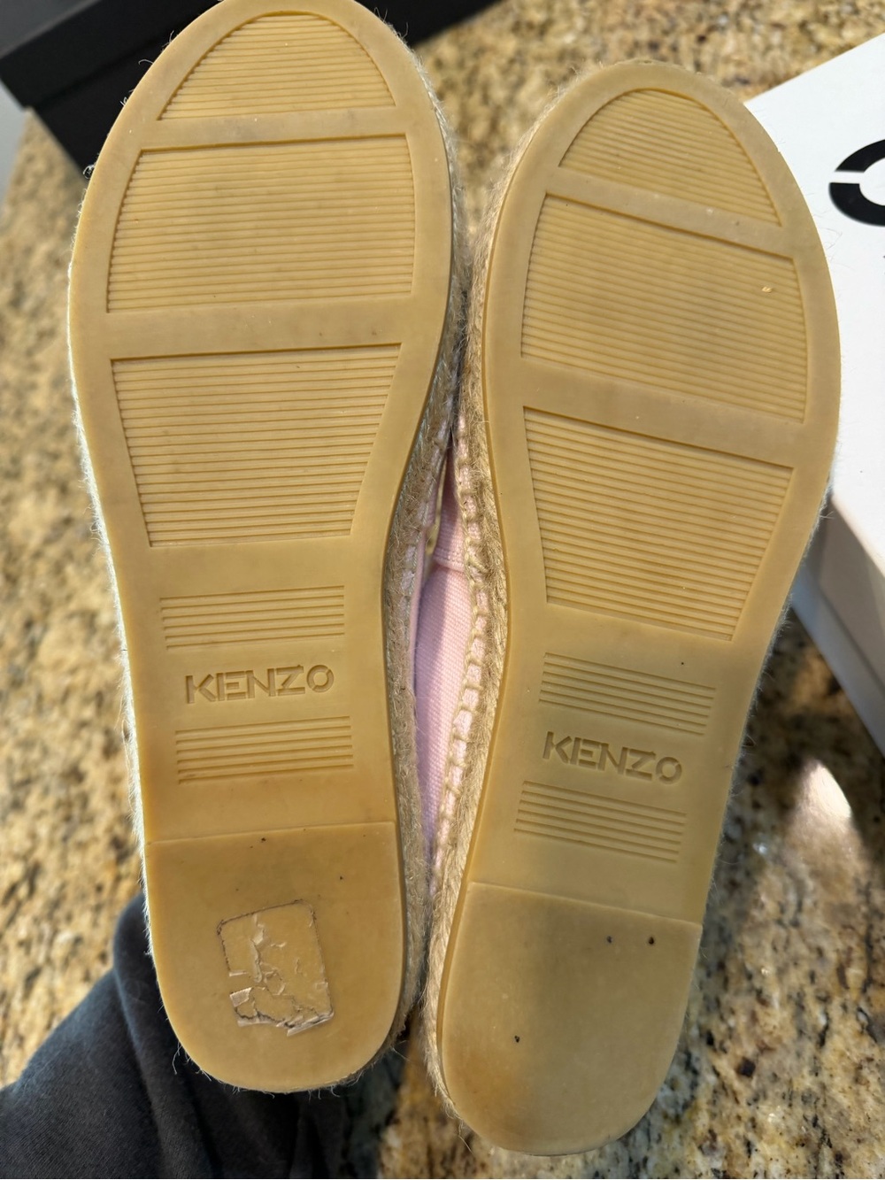 Kenzo Pink Embroidered Tiger Espadrilles - Picture 5 of 5